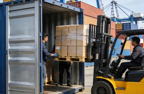 shipping container loading